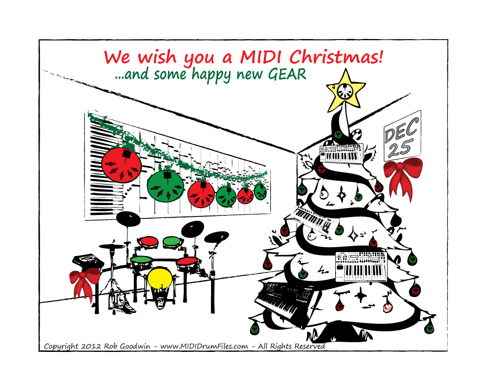 MIDI Christmas Joke, Comic